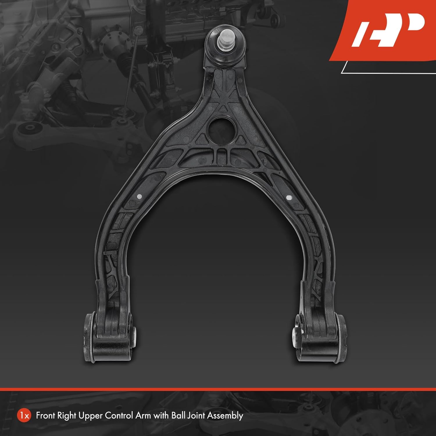 A-Premium Front Right Upper Control Arm, with Ball Joint & Bushing, Compatible with Tesla X 2016-2021