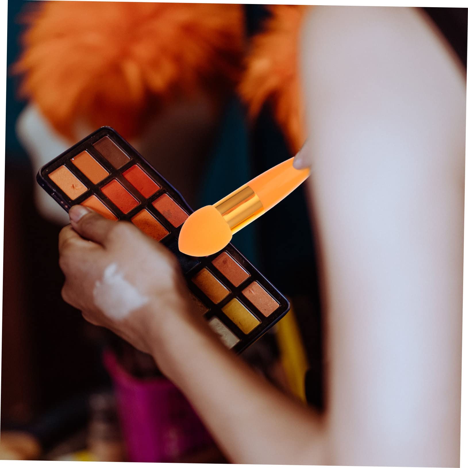 POPETPOP 15pezzi Pennelli Per Trucco Professionale Pennette Maneggevoli Per Fondotinta Liquido e Polvere Accessori Cosmetici Per Uso Domestico e Salone Di Bellezza
