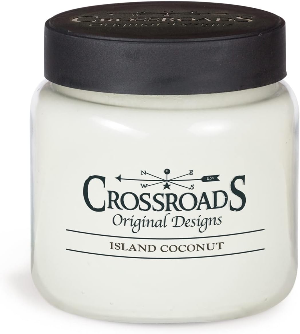 Crossroads Island Coconut, Candle, 16 Ounce
