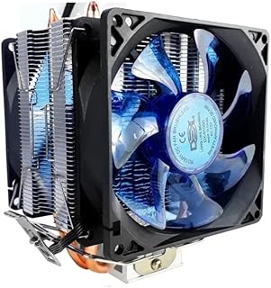 Cooler CPU X99 X79 LED Intel LGA 1700 1151 1200 1356 1366 Processador AMD Universal Ryzen AM4 (Azul)