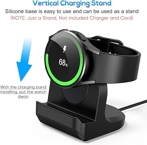 Miniatura 3 de Soporte para Samsung Galaxy Watch 6Watch 6 ClassicWatch 5Watch 5 Pro, cargador de silicona antideslizante, accesorios de soporte de carga de soporte