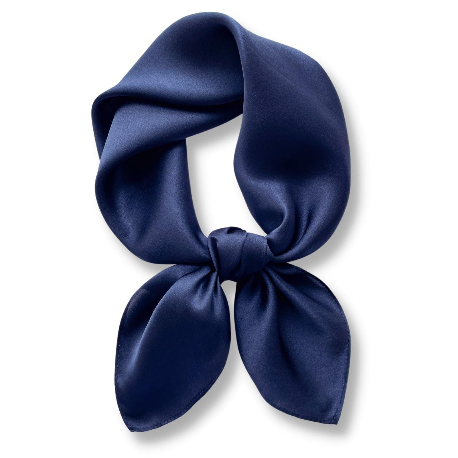 Sciarpa Quadrata 100% Seta Di Gelso, 65x65 Cm, Morbida E Traspirante, Versatile Per Capelli O Collo, Stampa Floreale