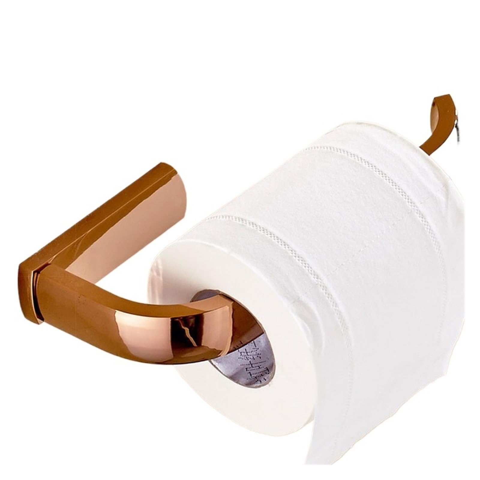 Brushed Brass Toilet Paper Holde Bronze Bathroom Hardware Set Bath Robe Hook Towel for bathroom home renovation wall mounted(Paper Holder)