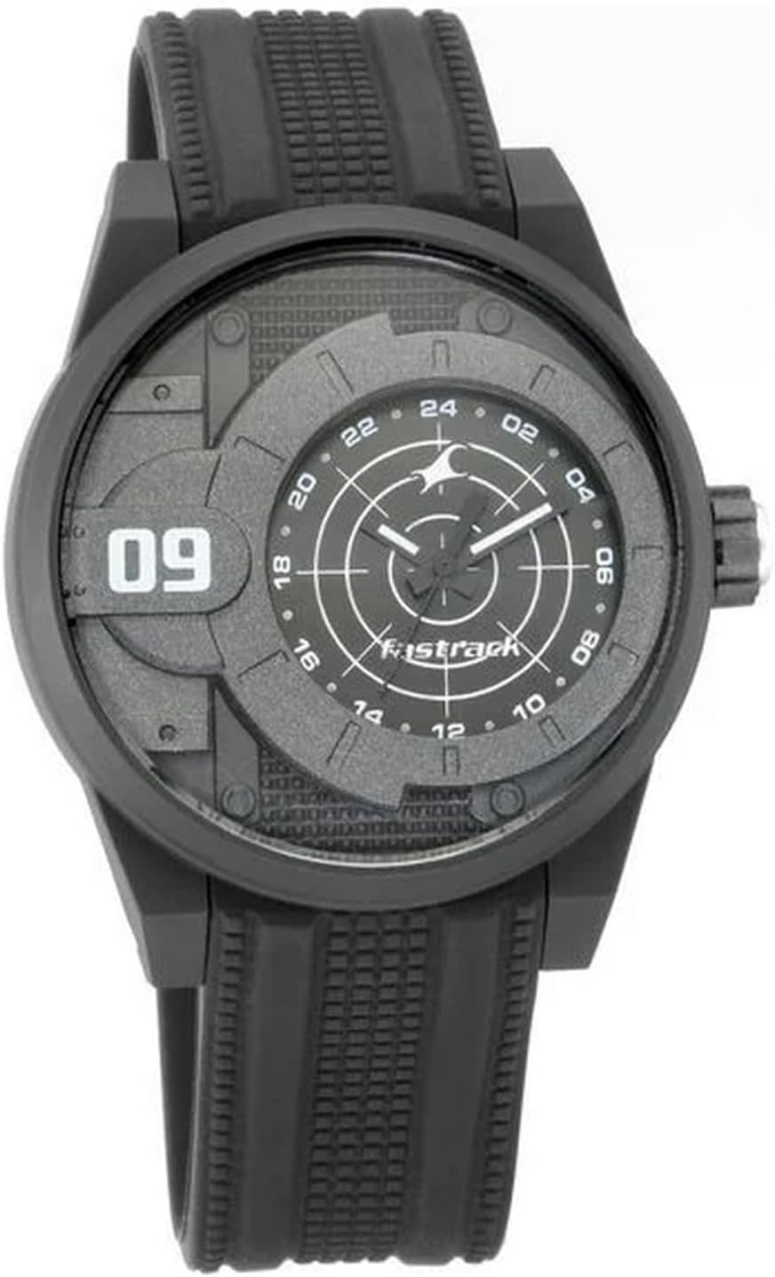 Fastrack Trendies Analog Black Dial Men's Watch-38058PP03/NP38058PP03