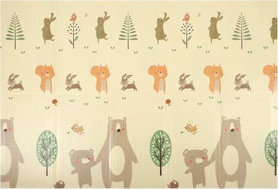 Tapete Térmico Infantil Emborrachado Dupla Face 4mm