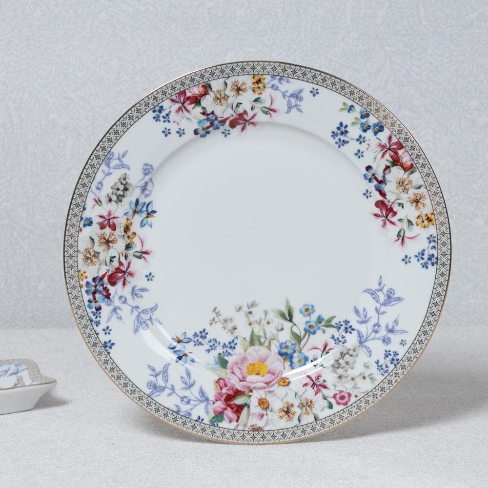 Homes r us Royal Garden Dinner Plate, Multicolour - 26.5 Cm-5110500909071