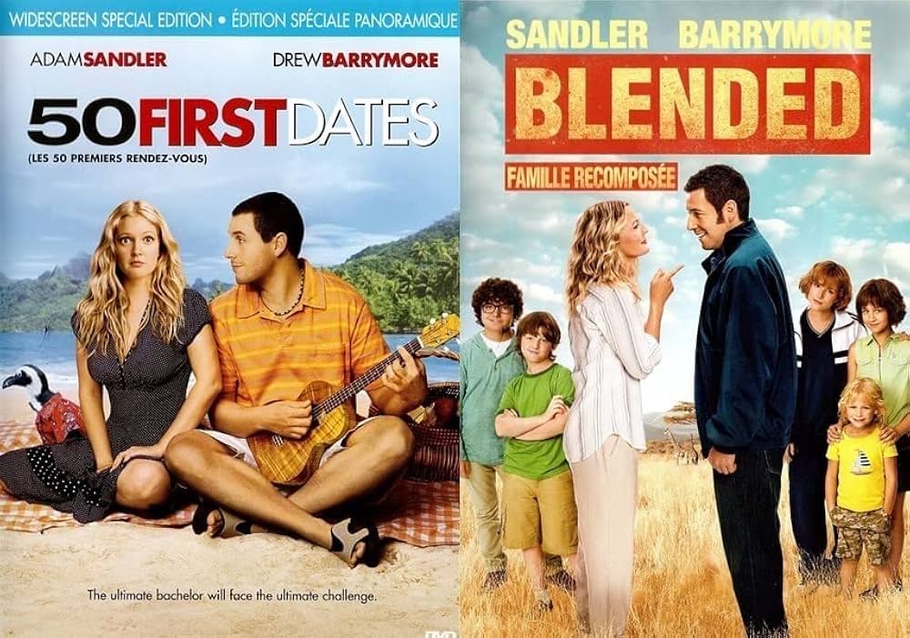 Amazon.com: 50 First Dates / Blended [Adam Sandler & Drew Barrymore Double  Feature - DVD 2-Pack] : Películas y TV
