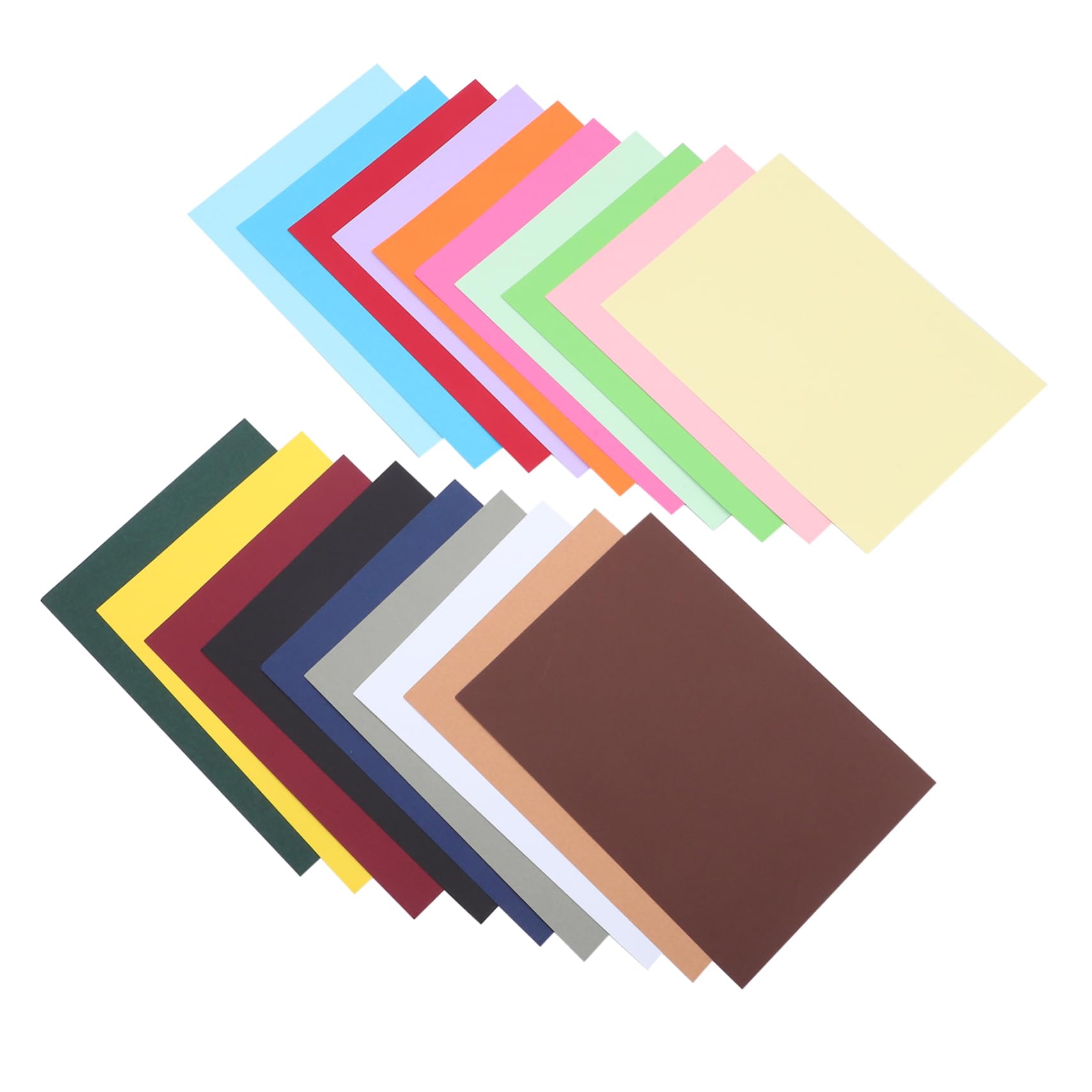 Papier Cartonné Coloré A4 pour Bricolage et Dessin, 100 Feuilles pour Ados