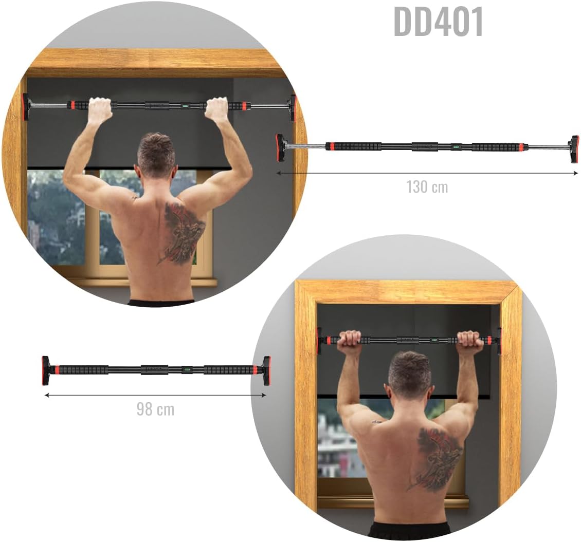 HMS DD401 pull-up bar with level (width 98-133 cm)