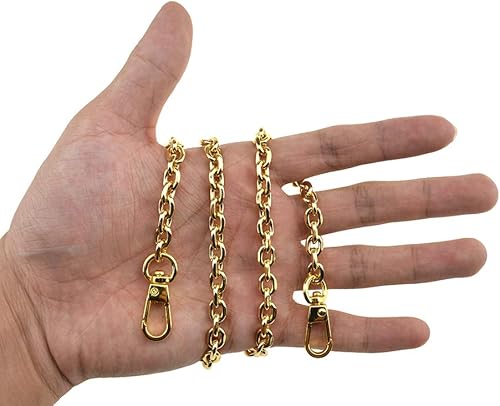 Miniatura 68 de HAHIYO Mini Pochette - Correa de cadena fina y ancha de 0.236 in para LV gruesa de 0.079 in para bolso, cartera, embrague, cómoda correa de metal