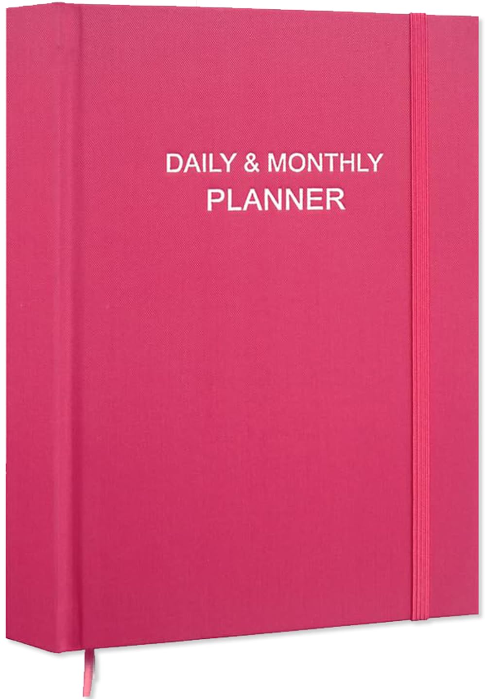 Daily & Monthly Planner For 2026 Or Anytime - ADHD Planner Two Pages Per Day, Daily Planner Undated To Increase Focus, Eliminate Overwhelm, Achieve Your Biggest Goals, 8.5'' × 11'', Black - View #4