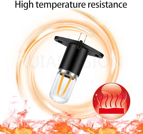 Miniatura 3 de Ruiandsion Z187 T170 - Bombilla LED para microondas, color blanco cálido, 110 V, 125 V, 130 V, 110-130 V, equivalente a 20 W, 20 W, repuesto para
