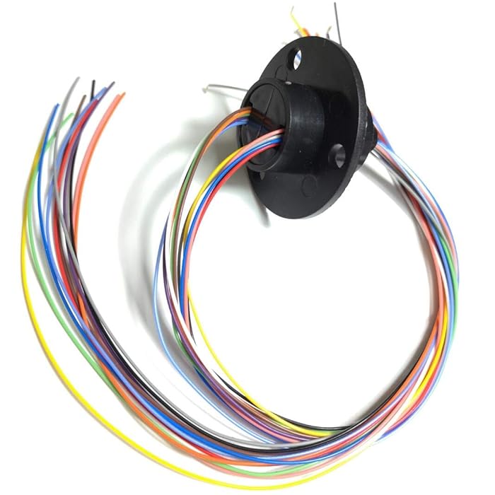 Buy Taidacent High Speed Ball Conductive Slip Ring 12 Wire 2A Collector