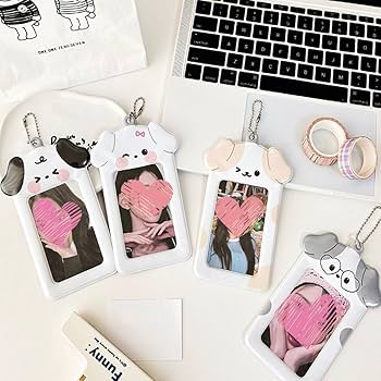★関税込★KIRSH★KIRSH X MISAKI KAWAI DOG WALLET KEYRING★ Amazon.com : FGISAR 2 Pcs Kpop Photocard Holder Keychain
