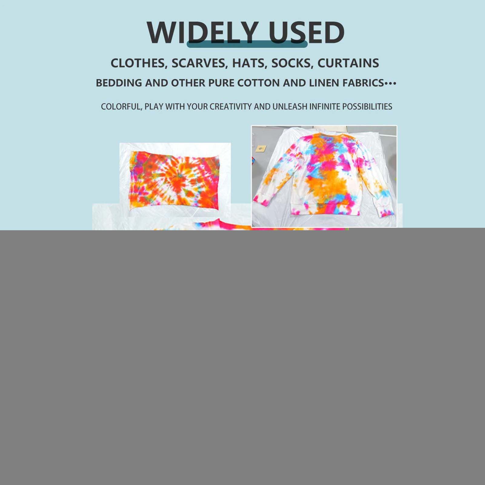 Tie Dye Kit Für Erwachsene Werkzeugset Zum Färben Von Stoffen Und Textilien