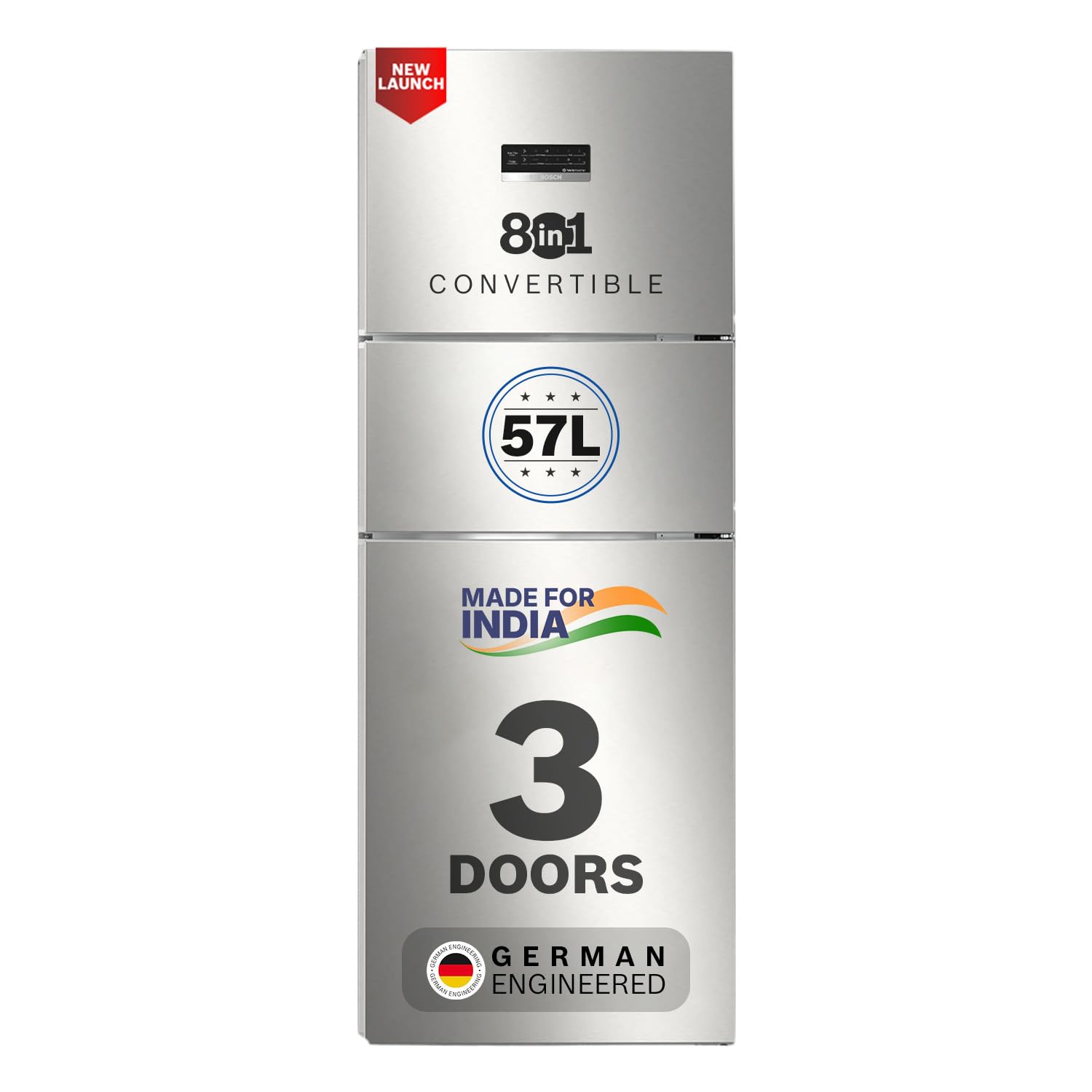 Bosch 302 Ltr Triple Door Refrigerator ,900. deal on Amazon