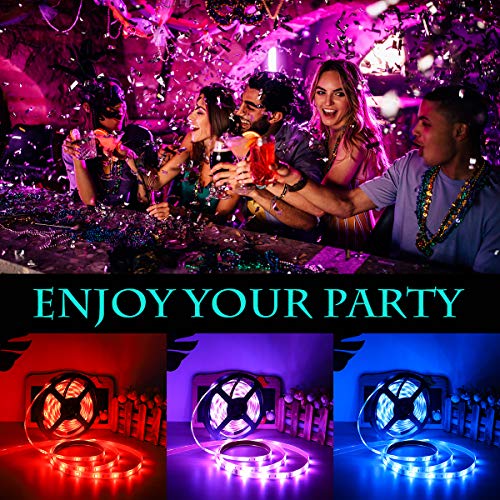 Image of SUPERNIGHT RGB LED Strip Light Remote Controller, 24 Key IR Remote Dimmer for 12V 5050 3528 RGB LED Rope Lights (1 Port