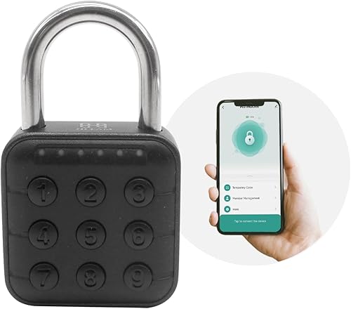 HIFAM Candado de combinación de 6 dígitos de alta seguridad IP67 clasificado, aleación de zinc resistente a la corrosión, anticorrosión, para