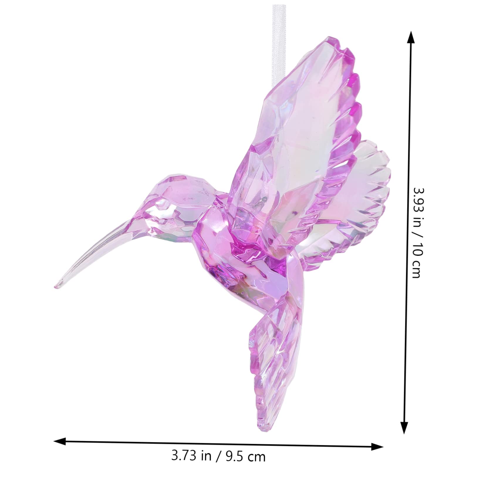 Alipis 9pezzi Ciondolo Acrilico Colibrì Decorativo Pendenti Iridescenti Per Decorazione Di Alberi Di Natale e Wreaths Qualità Premium e Design Elegante