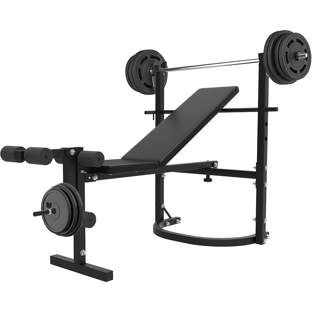 22/mo Finance Rigel Adjustable Olympic Weight Bench Set, Foldable