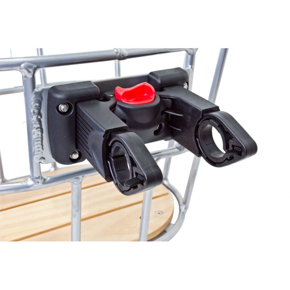 Sunlite Woody QR Basket, 15 x 11 x 9, Silver