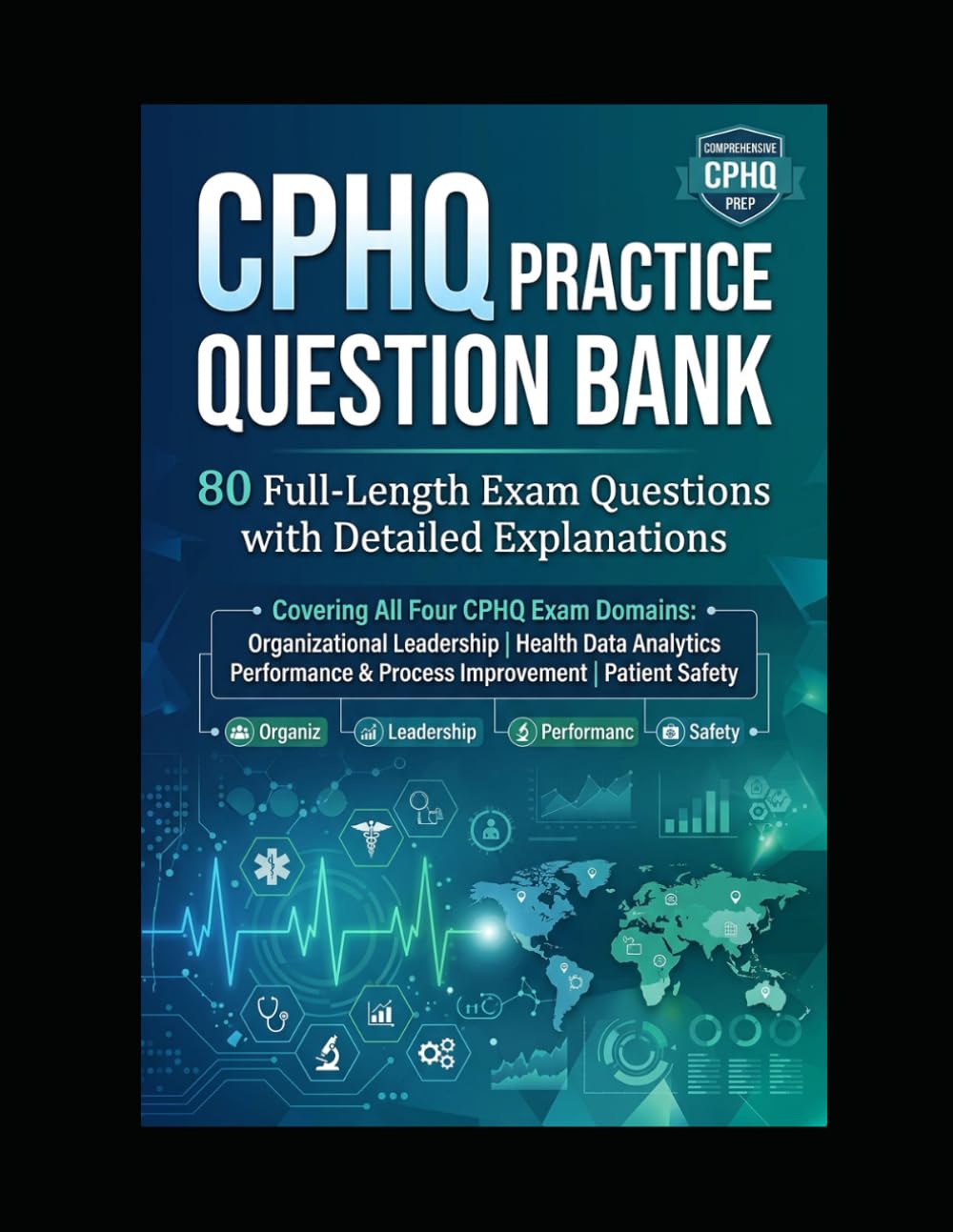 CPHQ PRACTICE QUESTION BANK: 80 Full-Length Exam Questions with Detailed Explanations (CPHQ test exam preparations)