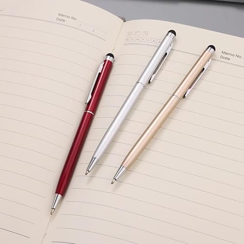 Miniatura 8 de FIRCRE Paquete de 15 lápices capacitivos para pantallas táctiles, compatible con tabletas, teléfonos Kindle y bolígrafos de tinta negra, bolígrafos