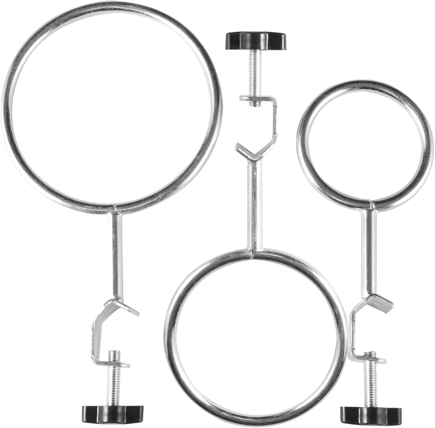 12pcs Versatile Lab Stand Ring Clamps Retort Clamps for Small Iron for Experiments