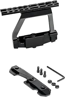 Outdoor Hunting Targets Accessories Tactical Side Rail Lock Mount AK Scope Mount Bases Sporting Optics Mounts with All Steel Dovetail Side Plate Mount Bases - PRISM PIONT