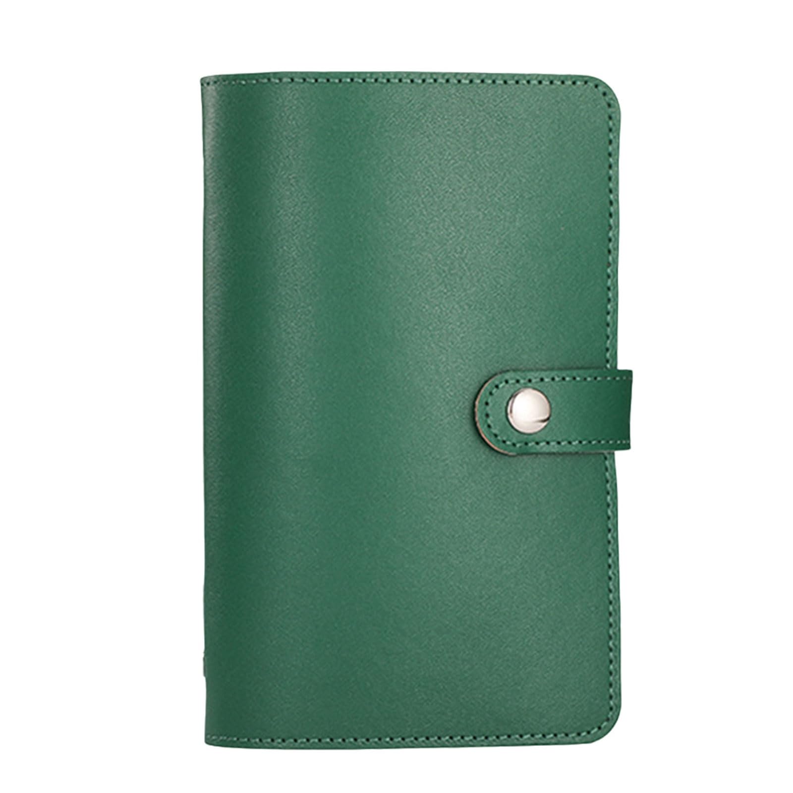 ZORESCOLEO 50 Pocket Currency Album 7x4.5In Leather Money Holder Banknotes Collecting Holder Paper Money Storage Book for Collector