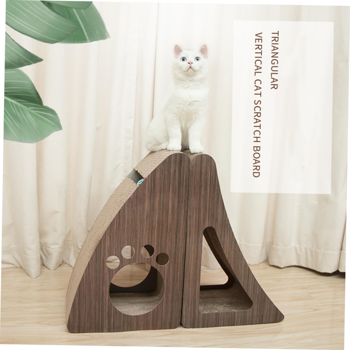 Toyvian Creative Cat Claw Grind Board Cat Scratcher Kitten Supplies Scratch -efficient