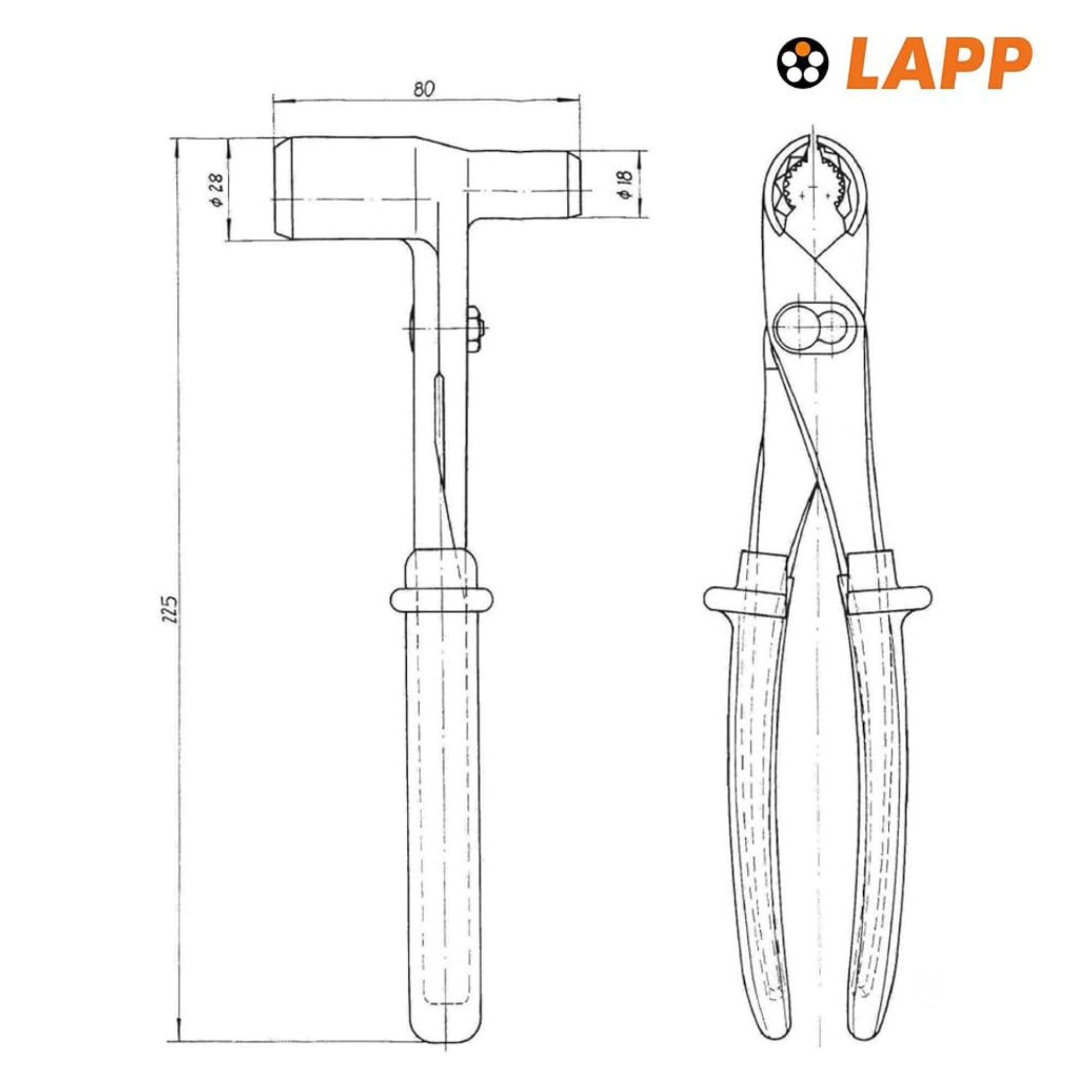 Zacisk montażowy LAPP 61791260 metal 1 szt