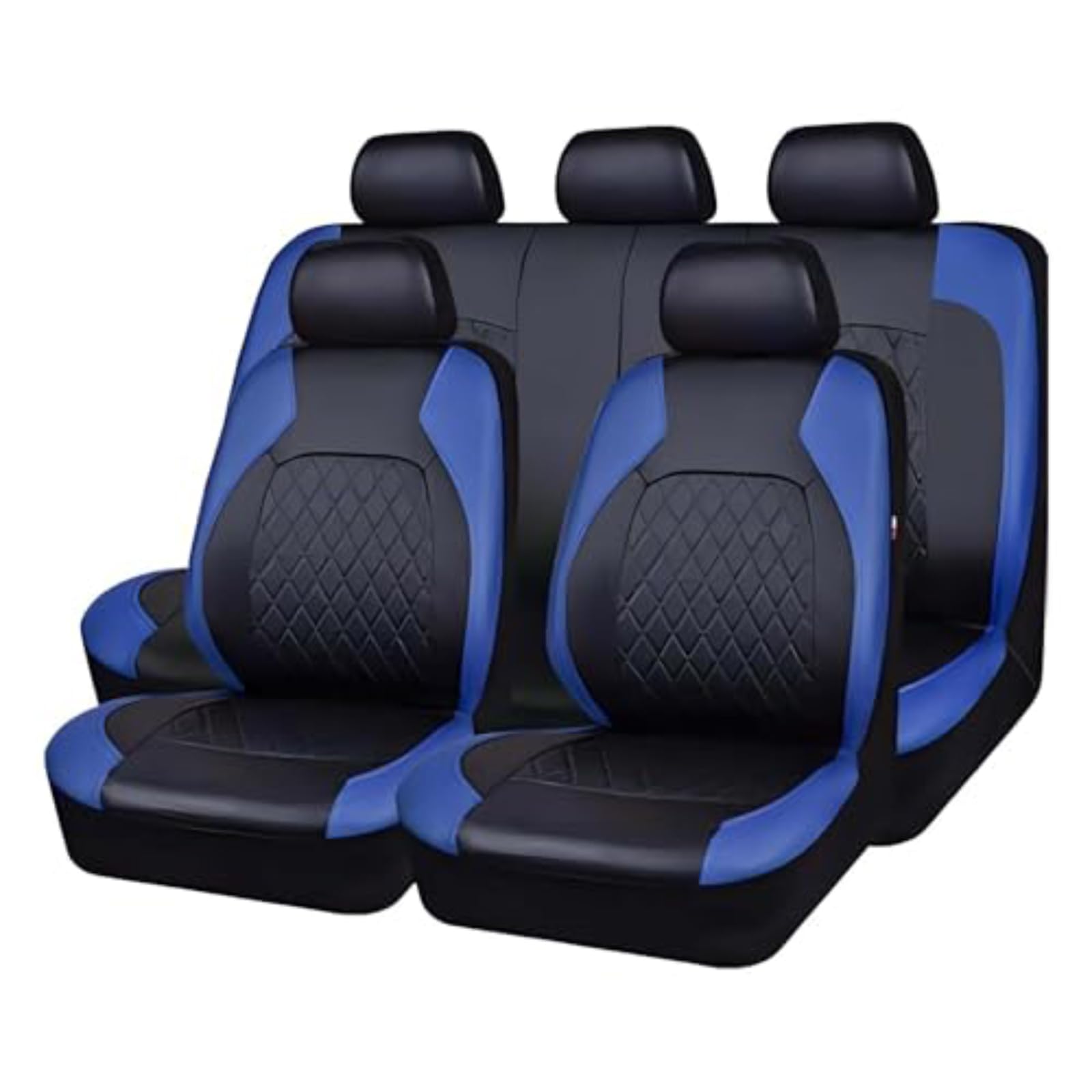 Housses de siège pour Renault Clio 4 2014-2019 - Kit complet de protection avant et arrière Noir