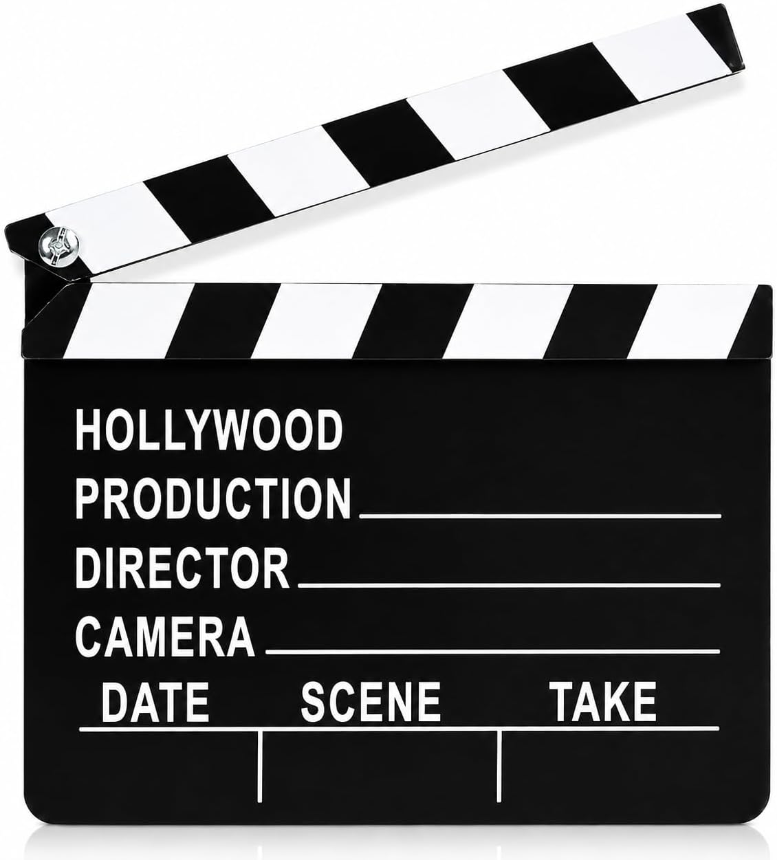 ArtCreativity Movie Clapboard, Hollywood Movie Theme Party Decorations, Academy Awards Party Supplies and Film Décor, Slate Clapperboard Prop for Stage Plays, Fun Photo Booth Prop