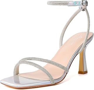 Rhinestone Heels For Women Picks collage image 4