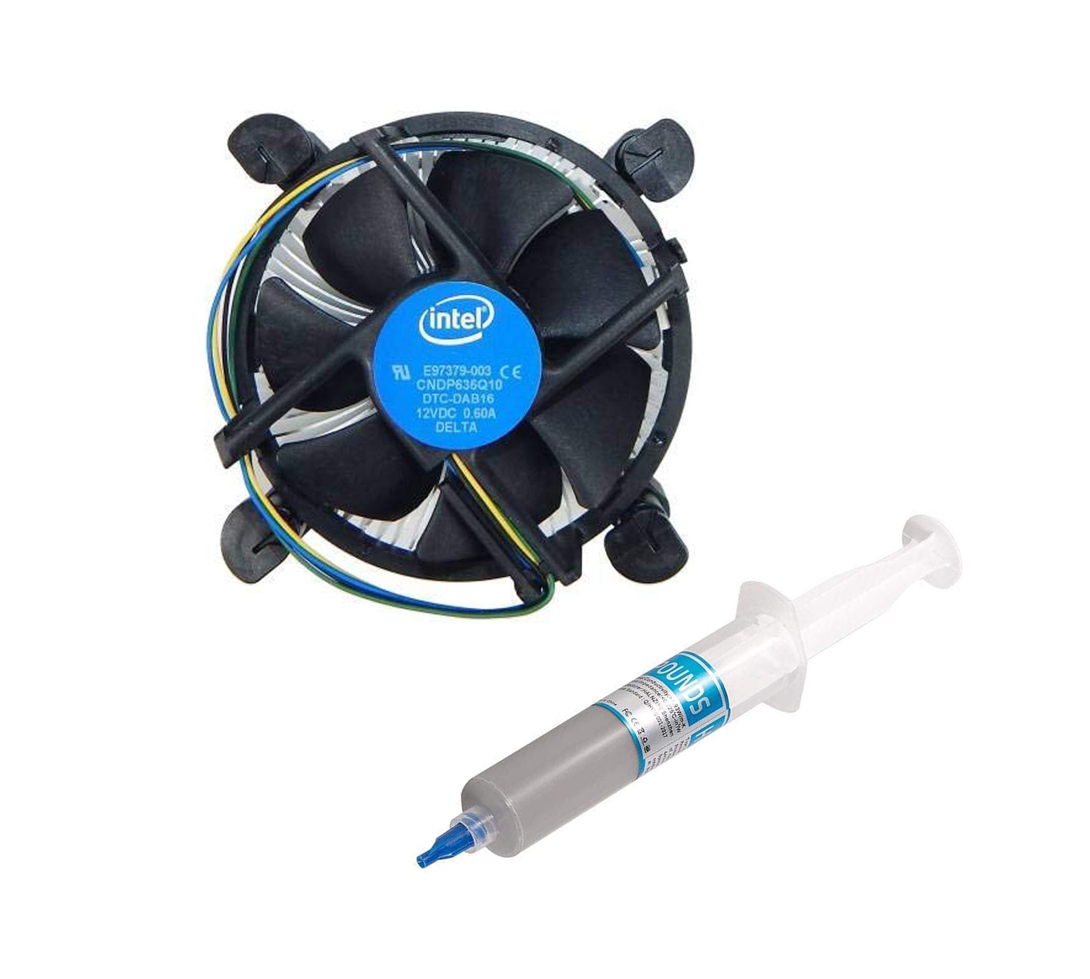 KAVTRON CPU Fan with Extra Cooling Thermal Paste 30g Syringe, Desktop Processor Cooling Fan Compatible with 4-Pin Intel FAN E97379-003 for Core i3, Core i5, Core i7 LGA Socket-1155/1150/1156/1200.-image-25