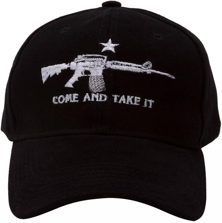 Come and Take It Black Adjustable Cap