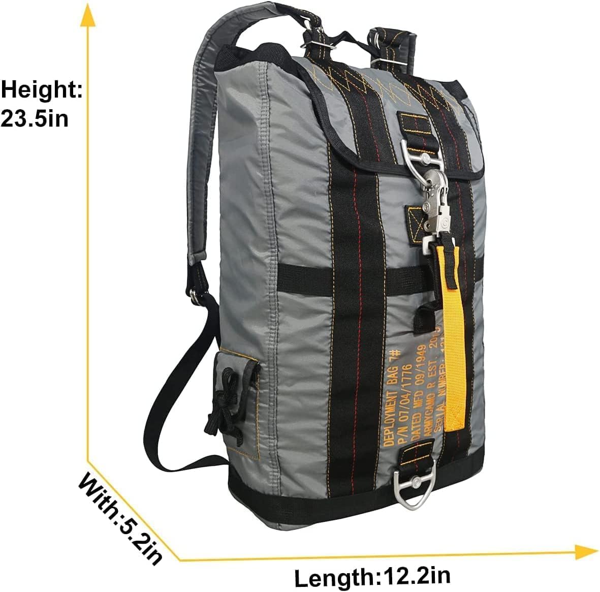 HYKING AIR FORCE Parachute Buckles Hook Tactical Deployment Weekender Backpack