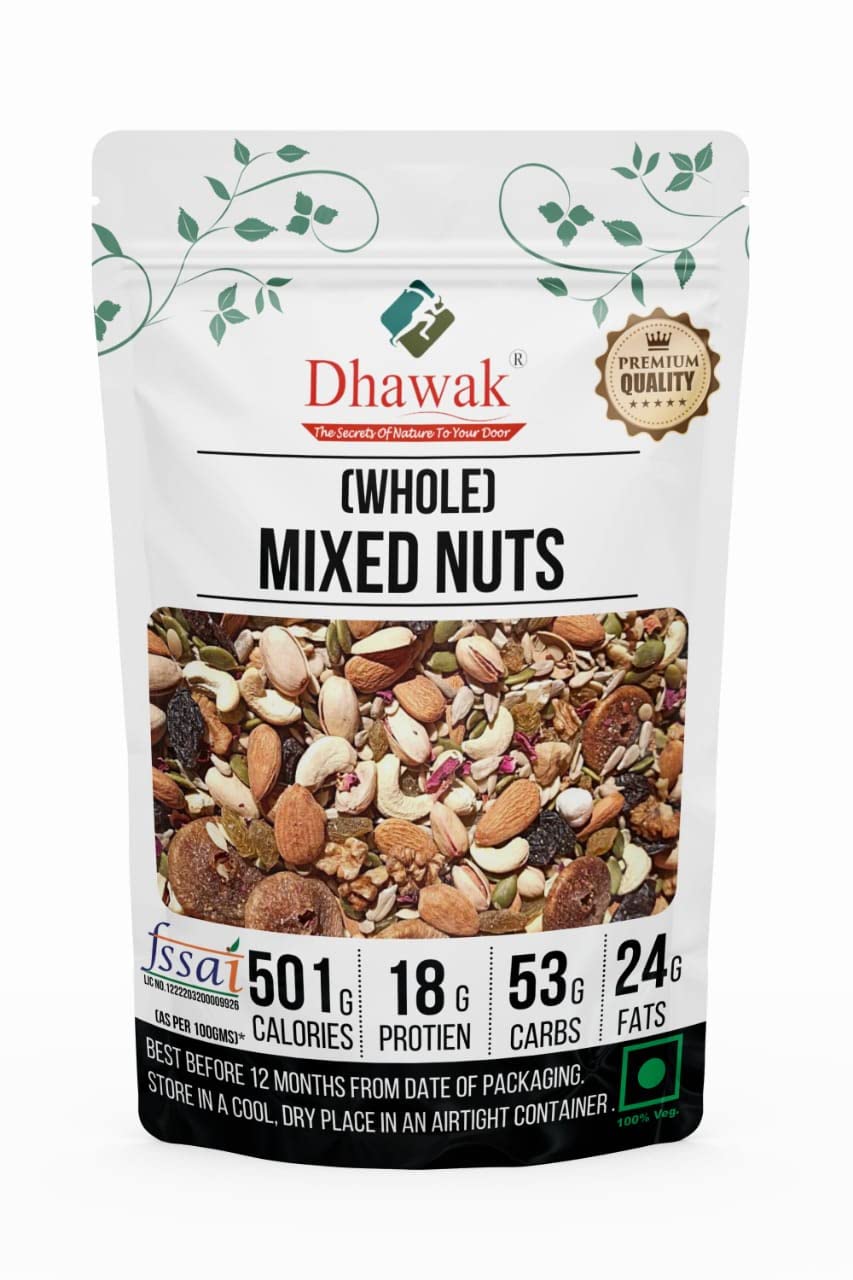 DHAWAK Fresh and Dry Fruits Nut & Mix- 2 Kg | Mix Seeds and Dry Fruits for eating, [Pumpkin, Sunflower, Watermelon, Flax, Almonds,Cashews, Raisins,Pistachio, Dry Figs, Walnut Kernels] (B0BS4G5H91) Amazon Price History, Amazon Price Tracker