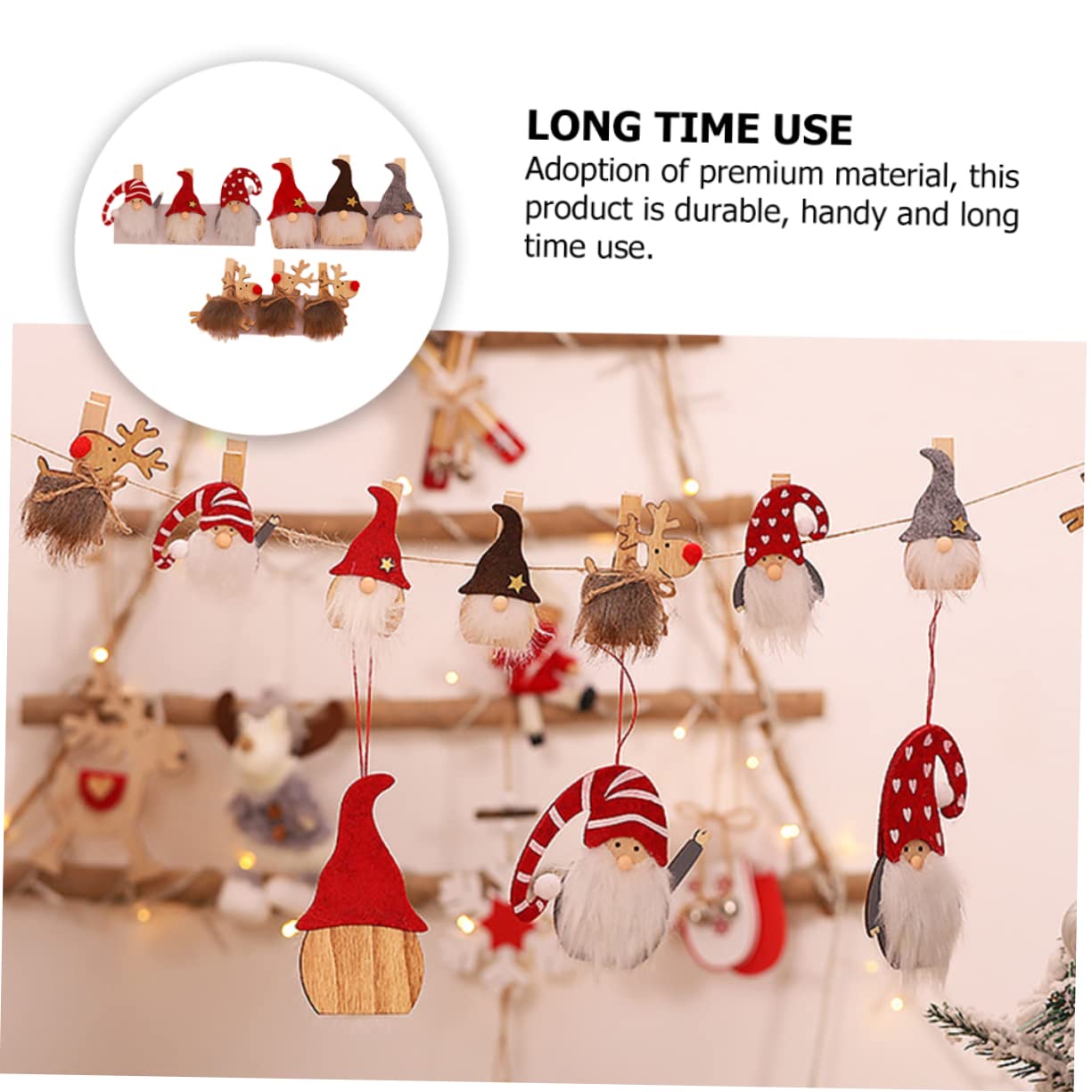 27stücke Weihnachts-holzklammern Im Santa Claus Design Kreative Deko-Clips Für Fotos Notizen Und Partys Advents Und Weihnachtsdekoration Stilvolle Holzverschönerungen Für Jeden