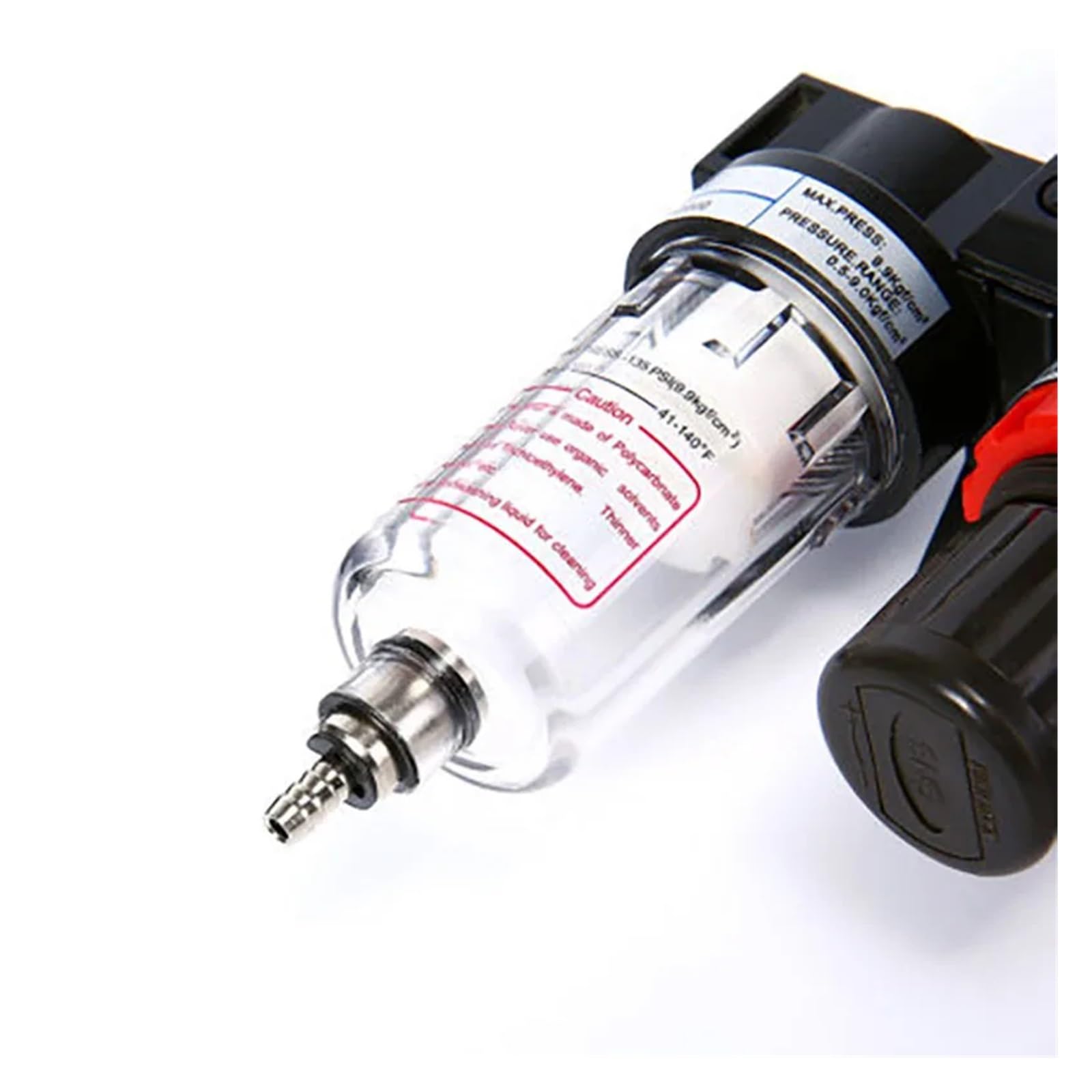 AC2000-2.25 pulgadas regulador de presión medidor compresor de aire filtro separador de humedad aceite para deshumidificador de agua (accesorios de 8 mm)