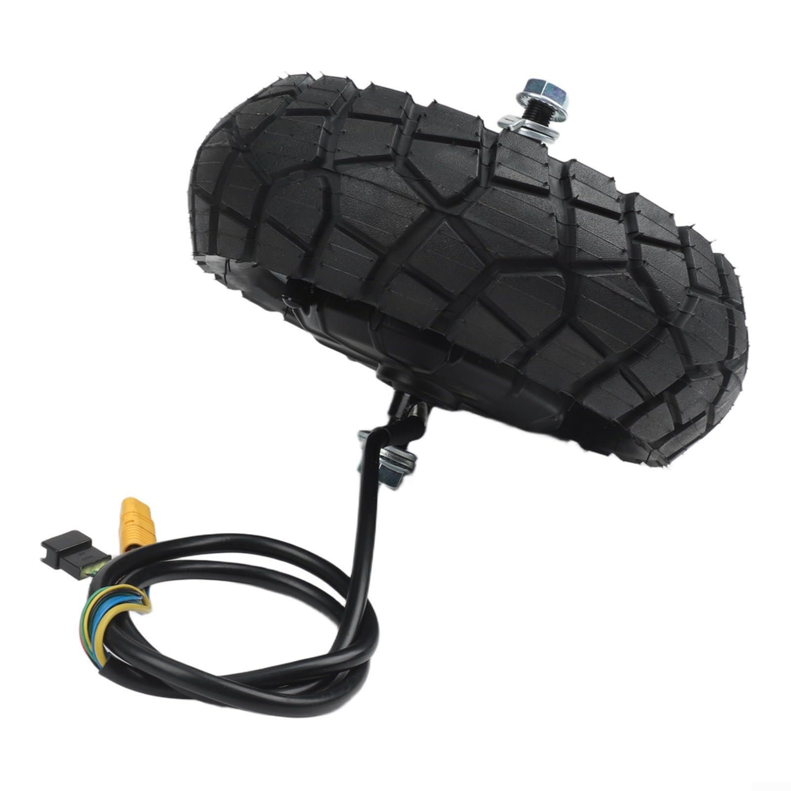 Motore di ricambio per scooter elettrico 48 V 600 W con pneumatici senza camera d'aria OXIN 9 x 3,0-5,5 pollici, per Kukirin G2 ProDB, potente motore per città e fuoristrada, nero