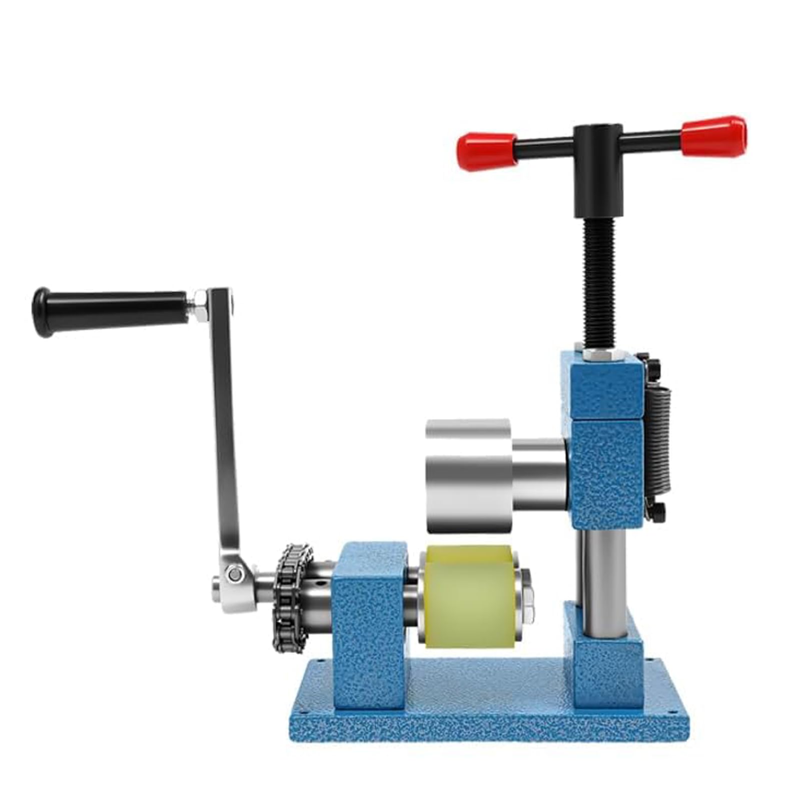 Schmuckbiegemaschine, 2-in-1-Handkurbel-Rollwerkwerkzeug, verstellbare Multifunktions-Presse für DIY-Armbänder, Ringe, Ohrringe