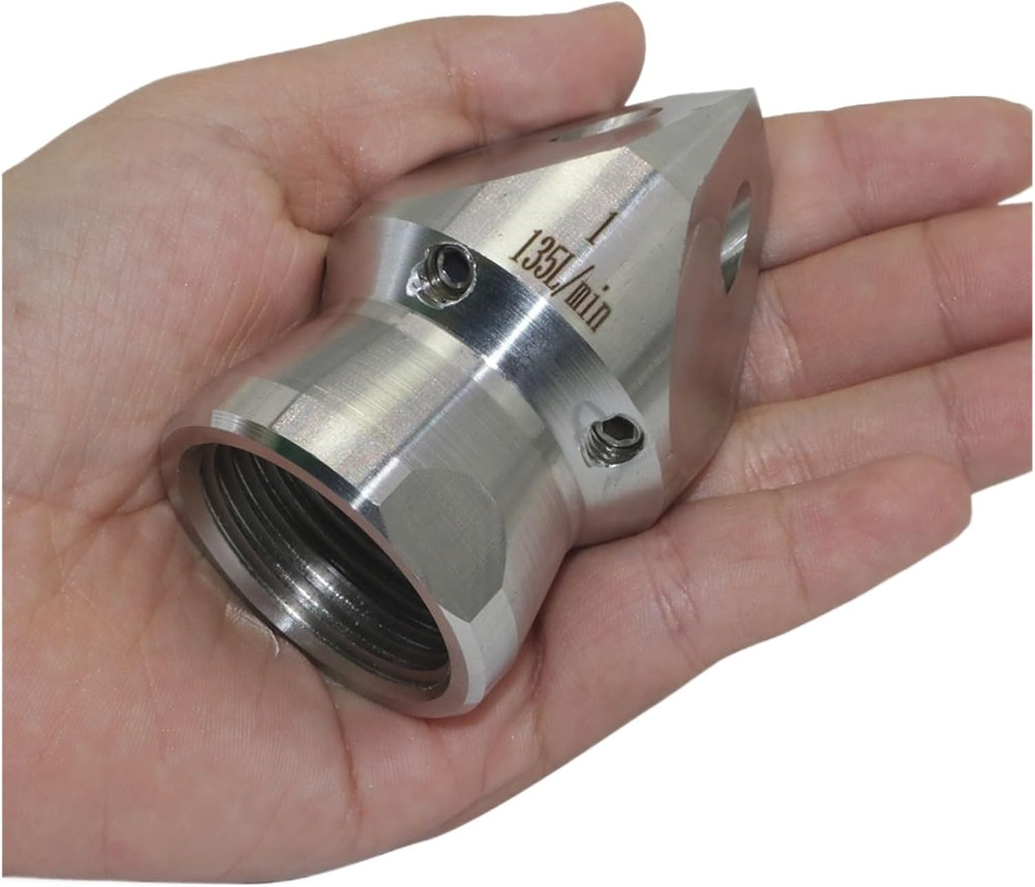 Piercing 1-inch Internal Wire Nozzle High Pressure Car Wash Gun 8-hole Sewer Flushing Nozzle Industrial Machinery