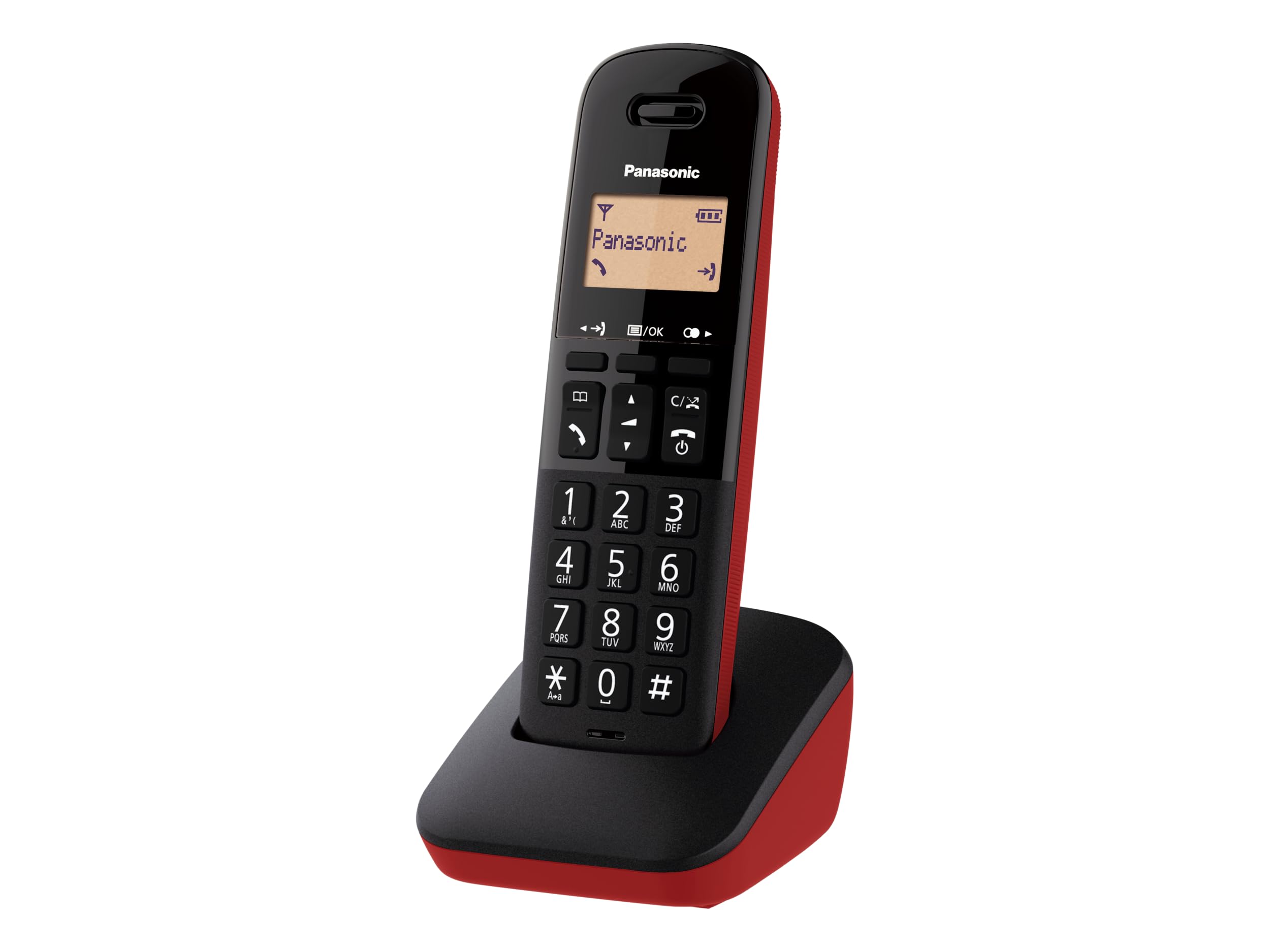 Panasonic TELEFONO INALAMBRICO KX-TGB610JTR/ Rojo