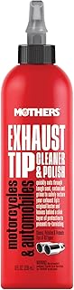 Mothers Exhaust Tip Cleaner & Polish, 8 oz. — Cleans, Polishes & Protects Stainless Steel, Chrome & Black Chrome Tips, Removes Baked-on Carbon, Oxides, Soot & Tarnish, Restores Shine & Luster (05138)