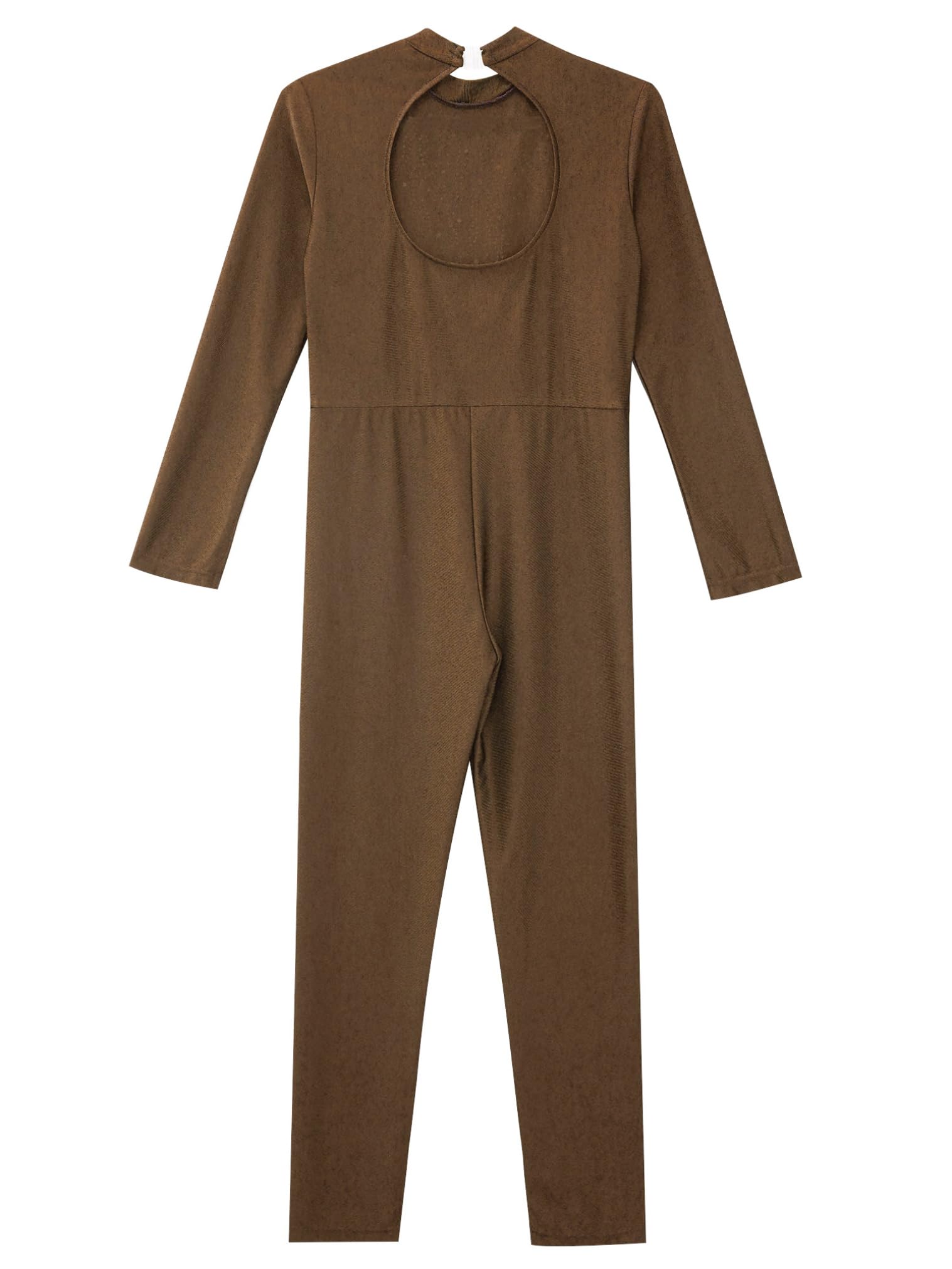 JEATHA Maillot De Gimnasia Niña Maillot Manga Larga Mono Elástico De Gimnasia Rítmica Body Elástico De Danza Clásica Mono De Deportivo