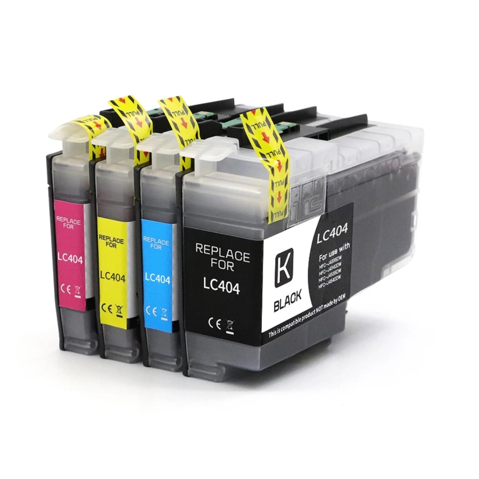 Cartuccia d'inchiostro LC404 1-4 set, compatibile con Brother