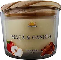 Vela Aromática Artesanal, 9 Fragrâncias Disponíveis, Baunilha, Capim Limão, Lavanda, Bamboo, Alecrim (Maça e Canela)
