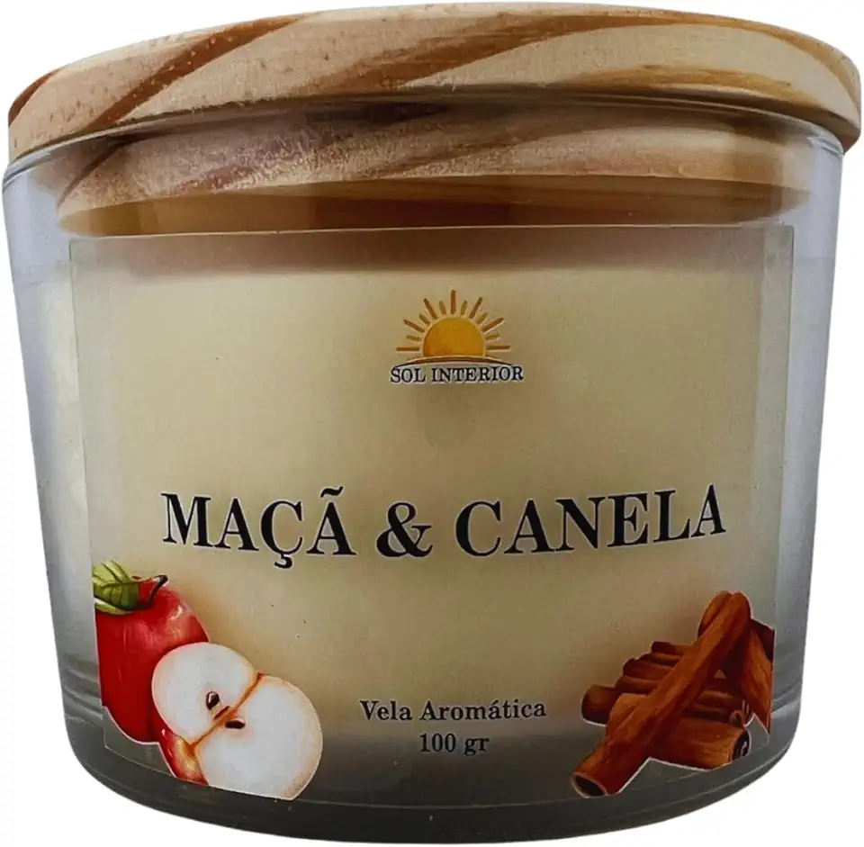 Vela Aromática Artesanal, 9 Fragrâncias Disponíveis, Baunilha, Capim Limão, Lavanda, Bamboo, Alecrim (Maça e Canela)